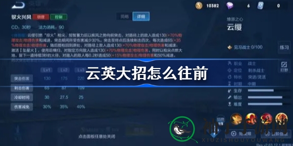 王者荣耀云缨大招操控攻略：精准释放，掌握技巧