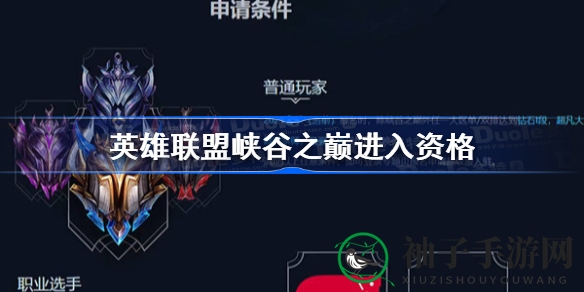 《英雄联盟》峡谷之巅揭秘：段位与实名认证，探秘神秘高地准入门槛