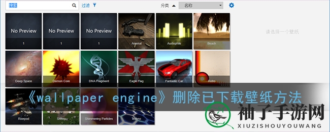 《wallpaper engine》删除已下载壁纸方法