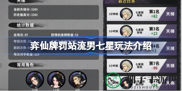 弈仙牌新战术揭秘：罚站流男七星，巧妙策略畅快对弈
