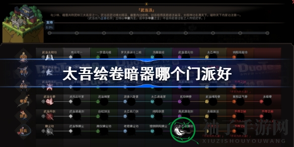 太吾绘卷暗器门派哪家强？界清门独树一帜攻略揭秘