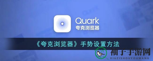 《夸克浏览器》手势设置方法