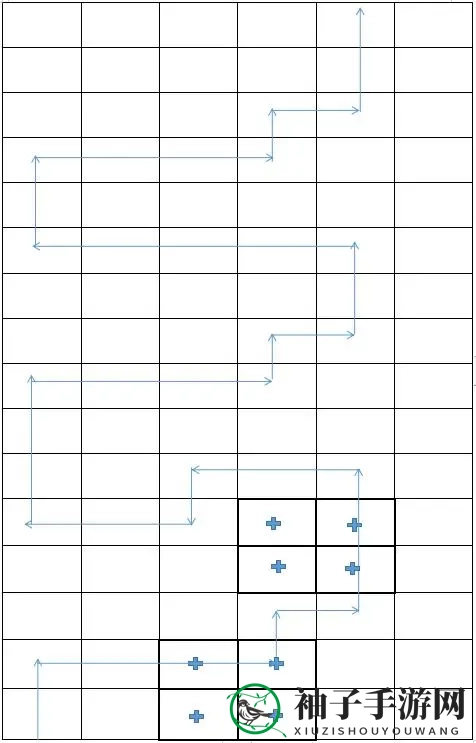 《刀剑神域黑衣剑士：王牌》四层迷宫隐藏房间探索图