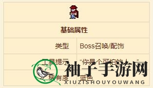 《泰拉瑞亚》服装商巫毒娃娃配饰介绍
