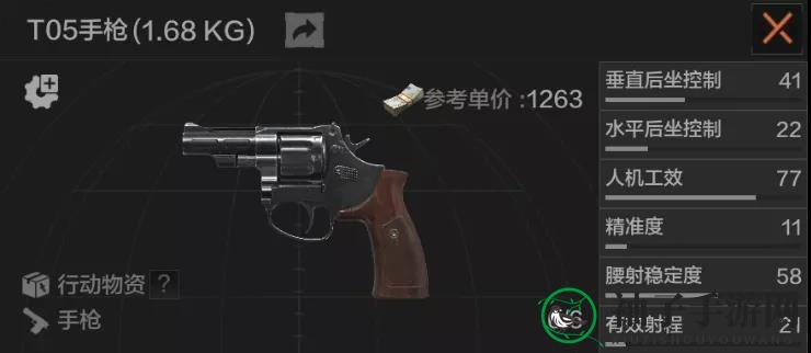 《暗区突围》T05手枪全面解读
