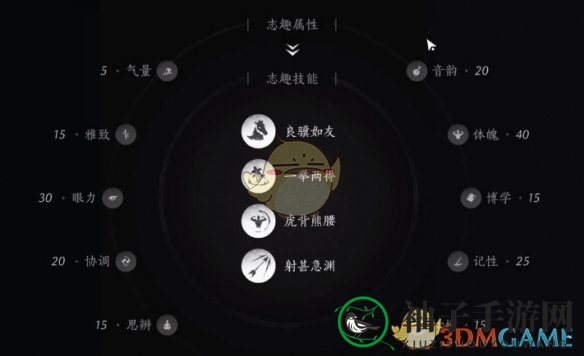 《燕云十六声》志趣天赋选择推荐
