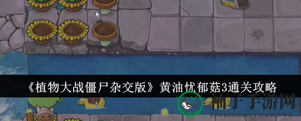《植物大战僵尸杂交版》黄油忧郁菇3关卡攻略大揭秘：快速通关秘籍曝光