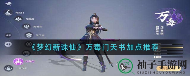 《梦幻新诛仙》万毒门天书攻略：力敏输出核心与辅助策略大揭秘