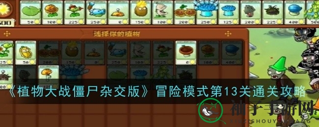 《植物大战僵尸杂交版》第13关通关攻略：全方位攻略助你轻松征服！