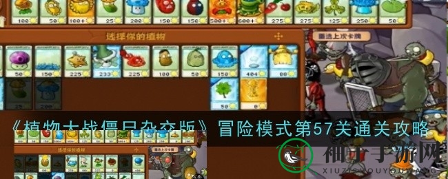 《植物大战僵尸杂交版》第57关：巧布阵型，轻松通关攻略大揭秘