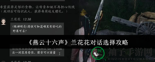 《燕云十六声》兰花花对话选择攻略