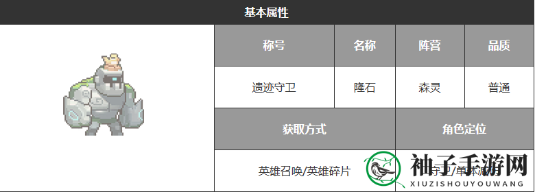 《浮空秘境》隆石技能一览
