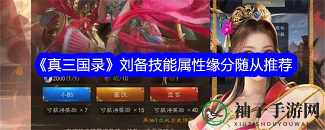 《真三国录》刘备：守护者联盟，智勇双全的武将传奇