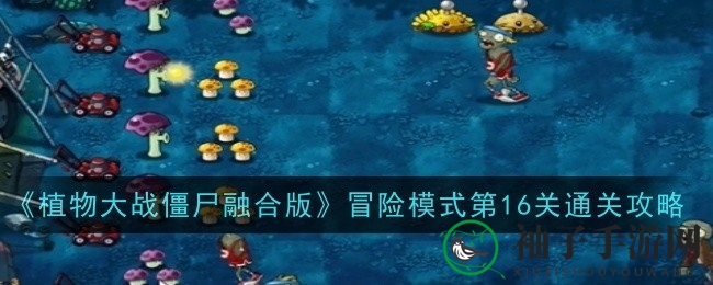 《植物大战僵尸》勇闯16关，速战速决攻略秘籍大揭秘
