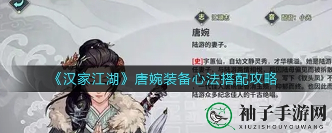 少林传奇，唐婉独步江湖：揭秘装备心法搭配秘籍