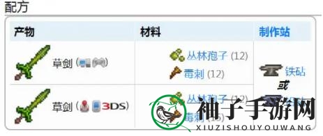 《泰拉瑞亚》草剑武器介绍