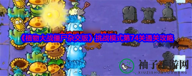 《植物大战僵尸杂交版》第74关：冰雪战术，坚果防线，解锁通关奥秘