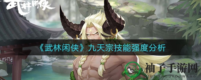 《武林闲侠》九天宗技能全面揭秘
