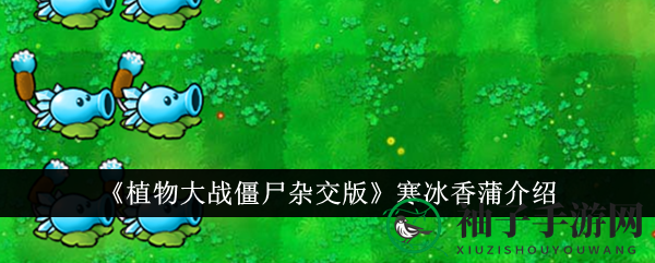 《植物大战僵尸杂交版》新植物寒冰香蒲全屏追踪，冰冻豌豆弹减速高达50%！