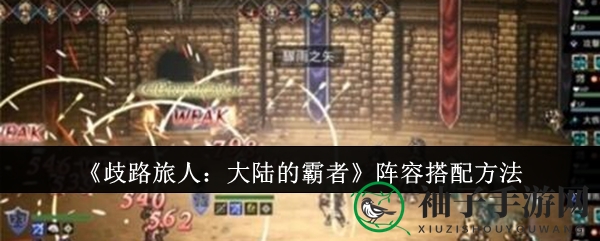 《歧路旅人：大陆的霸者》阵容搭配方法