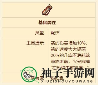 《泰拉瑞亚》熔火箭袋配饰介绍