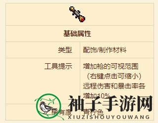 《泰拉瑞亚》狙击镜配饰介绍