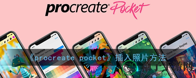 《procreate pocket》插入照片方法