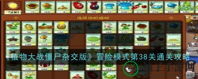 《植物大战僵尸杂交版》第38关：奇招制胜，冰火双响通关攻略大揭秘