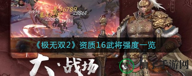 《极无双2》红将实力大揭秘：五大神将，谁才是战场霸主？