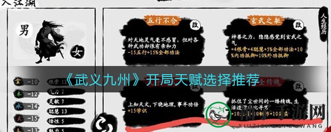 《武义九州》开局天赋攻略：掌握关键天赋，助力游戏如虎添翼