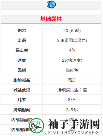 《泰拉瑞亚》冰雪悠悠球武器介绍