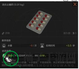 《暗区突围》镇痛药品介绍