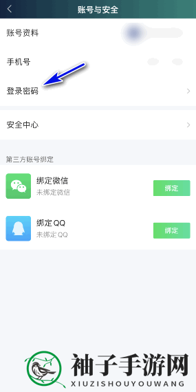 《爱奇艺极速版》修改密码方法