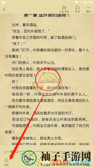 《淘小说》书签查看方法