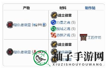 《泰拉瑞亚》战士徽章配饰介绍