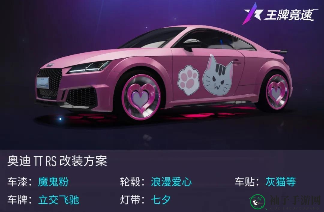 《王牌竞速》奥迪TTRS改装推荐