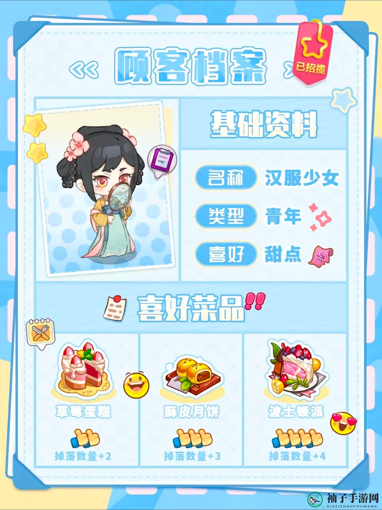 《梦境食旅》顾客档案大全及烹饪百科攻略图